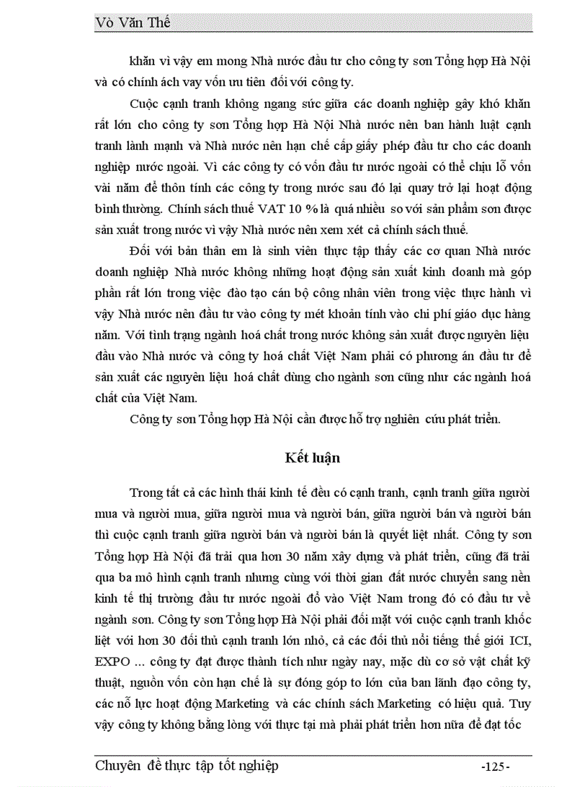 image for page Một số giải pháp Marketing nhằm nâng cao khả năng cạnh tranh của công ty Sơn Tổng Hợp Hà Nội