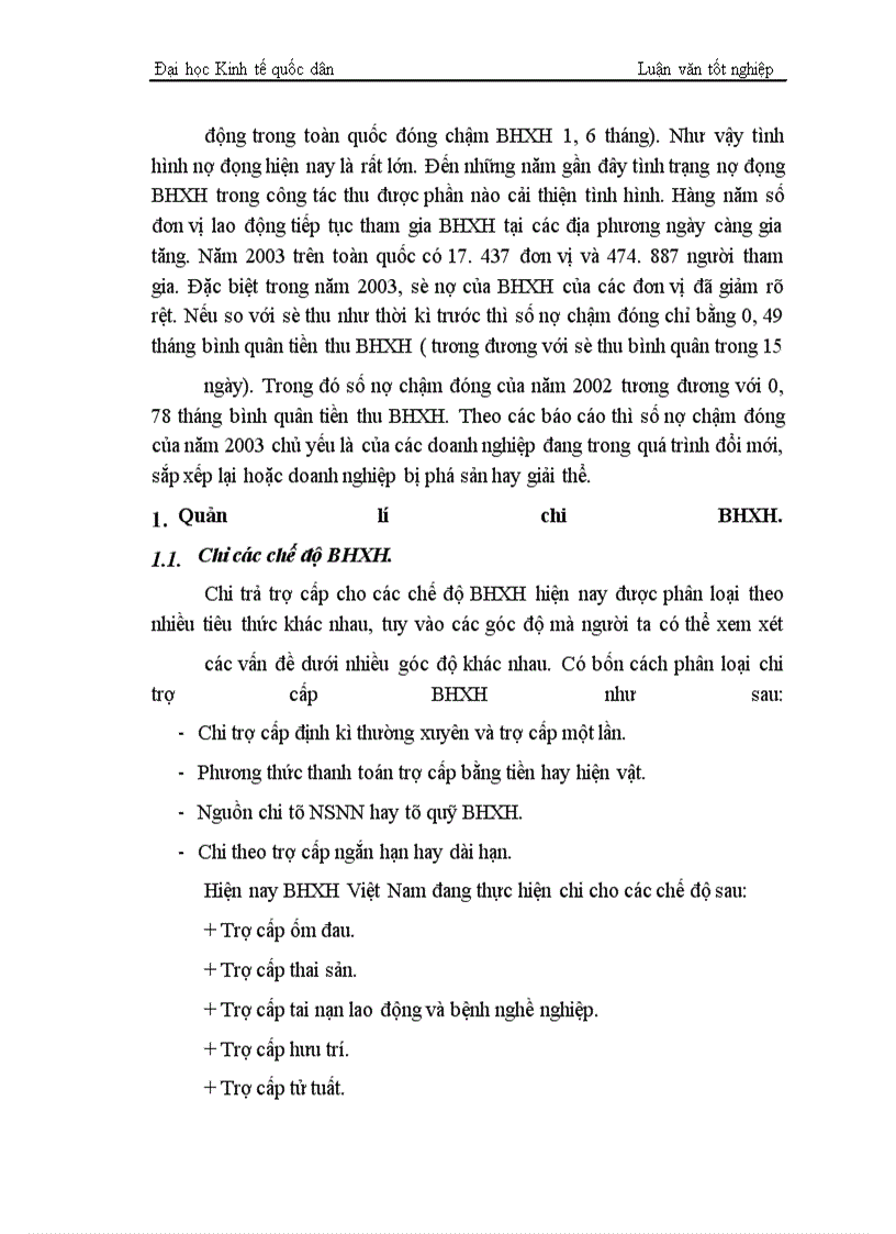 image for page Công tác quản lí tài chính BHXH Việt Nam- Thực trạng và giải pháp