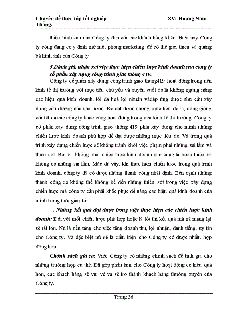 image for page Hoàn thiện chiến lược kinh doanh của Công ty cổ phần xây dựng công trình giao thông 419