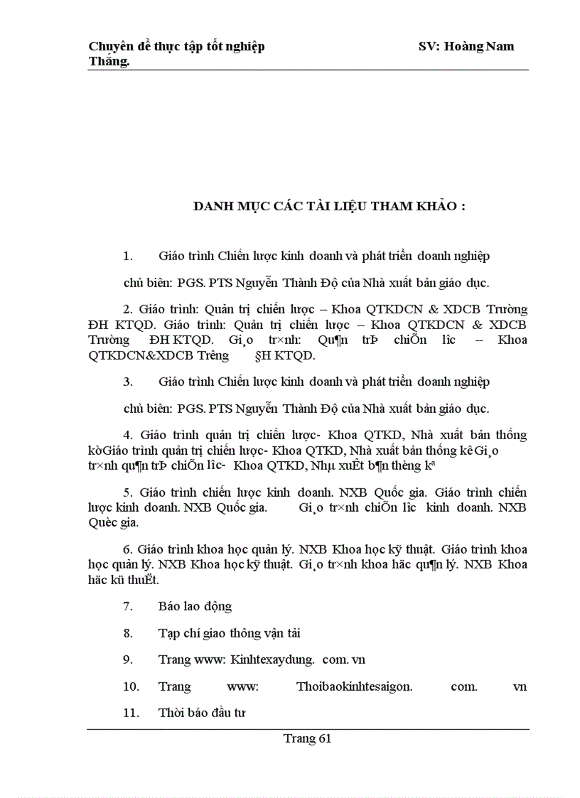 image for page Hoàn thiện chiến lược kinh doanh của Công ty cổ phần xây dựng công trình giao thông 419