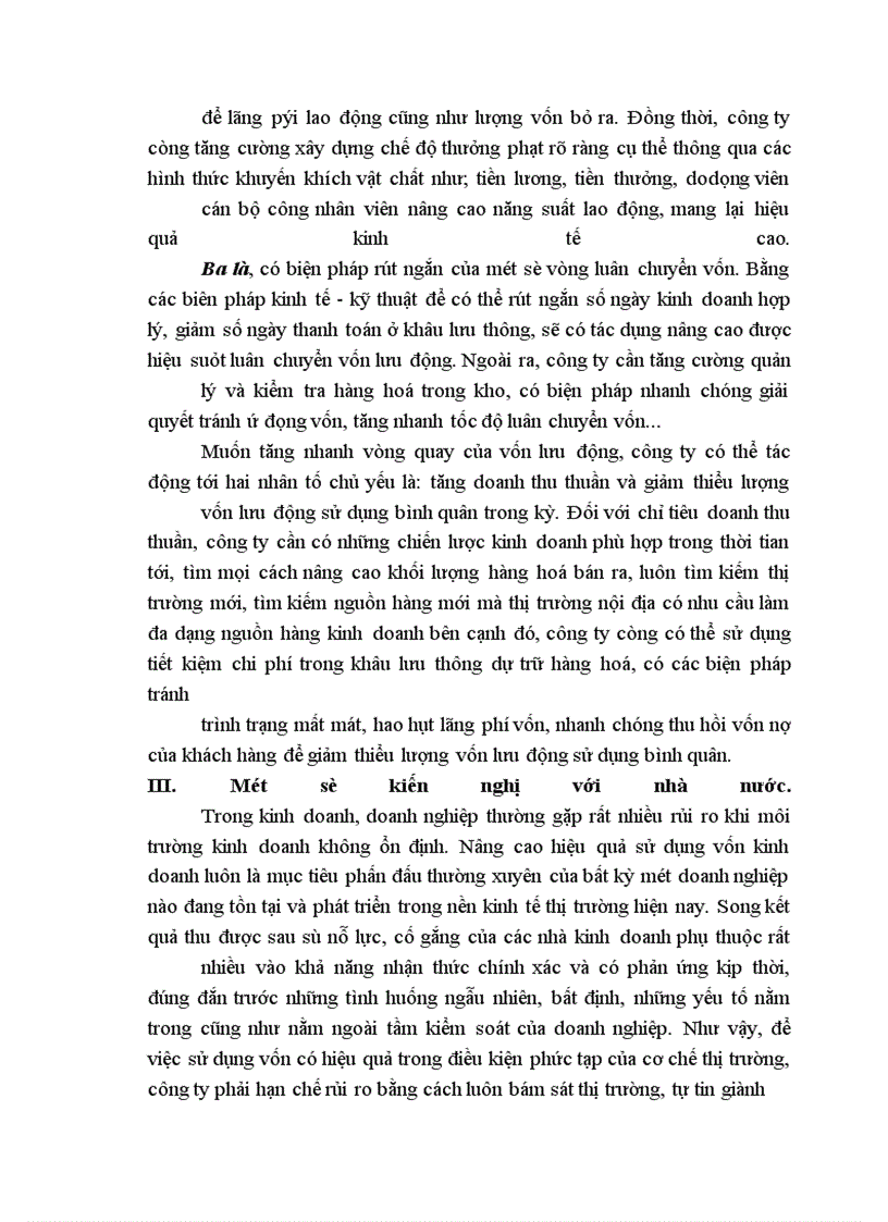 image for page Một số biện pháp nâng cao hiệu quả sử dụng vốn kinh doanh tại Công ty Tạp phẩm và bảo hộ lao động