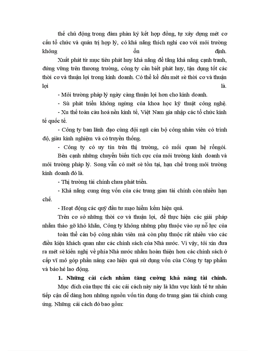 image for page Một số biện pháp nâng cao hiệu quả sử dụng vốn kinh doanh tại Công ty Tạp phẩm và bảo hộ lao động