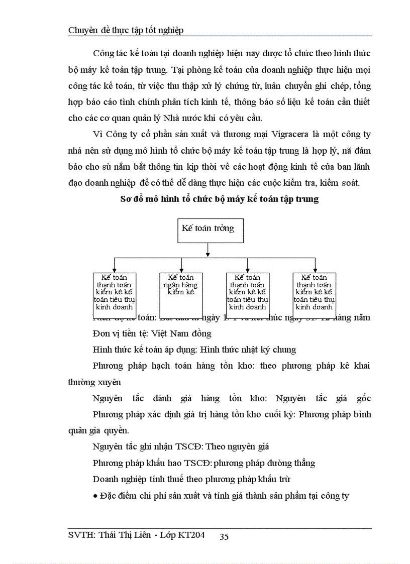 image for page Hoạch toán chi phí sản xuất và tính giá thành sản phẩm tại công ty Cổ phần sản xuất và Thương mại Viglacere