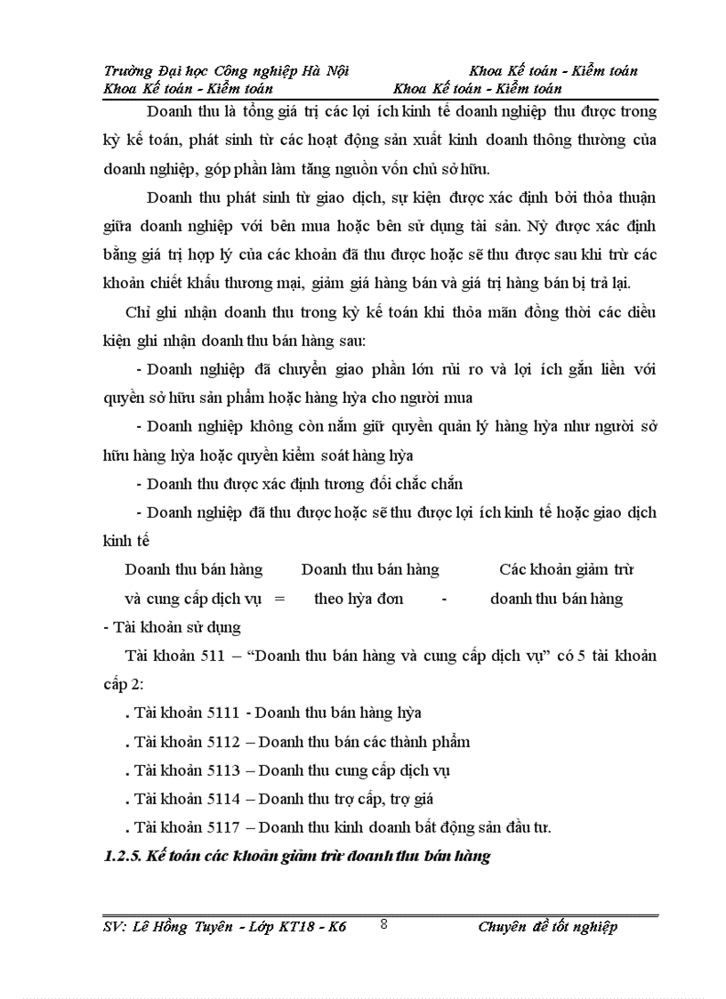 image for page Kế toán bán hàng và xác định kết quả bán hàng trong Công ty cổ phần cao su Sao Vàng