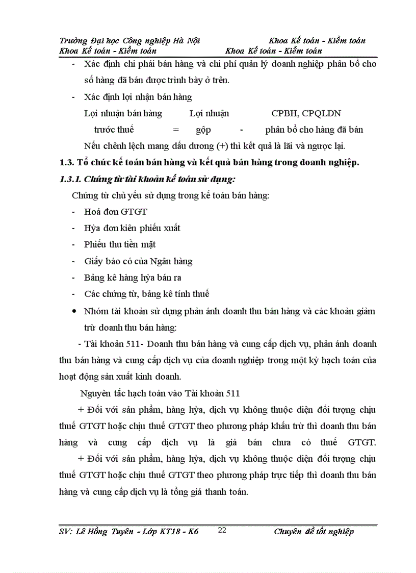image for page Kế toán bán hàng và xác định kết quả bán hàng trong Công ty cổ phần cao su Sao Vàng