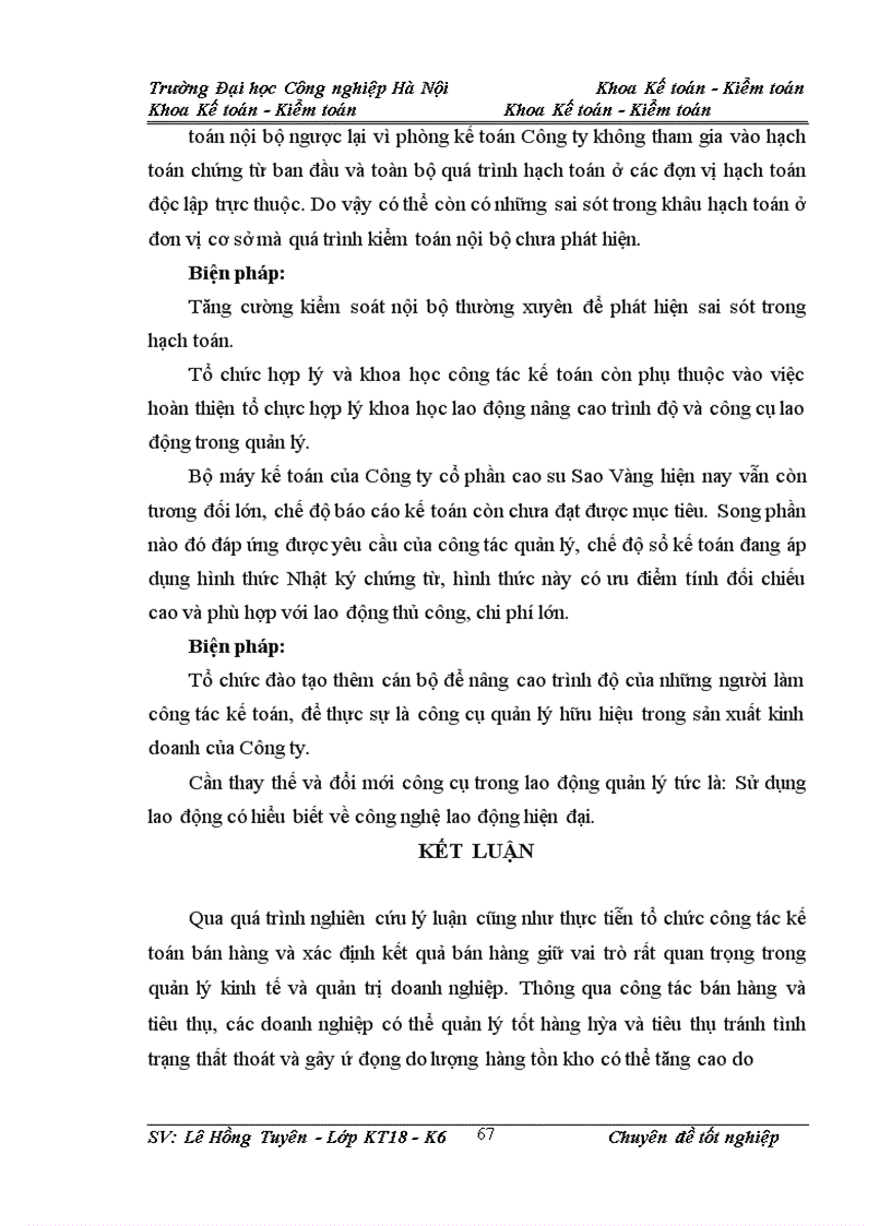 image for page Kế toán bán hàng và xác định kết quả bán hàng trong Công ty cổ phần cao su Sao Vàng
