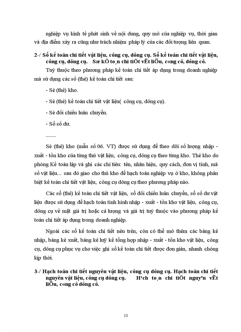 image for page Kế toán Vật liệu và Công cụ, dụng cụ ở Công ty Thiết bị đo điện