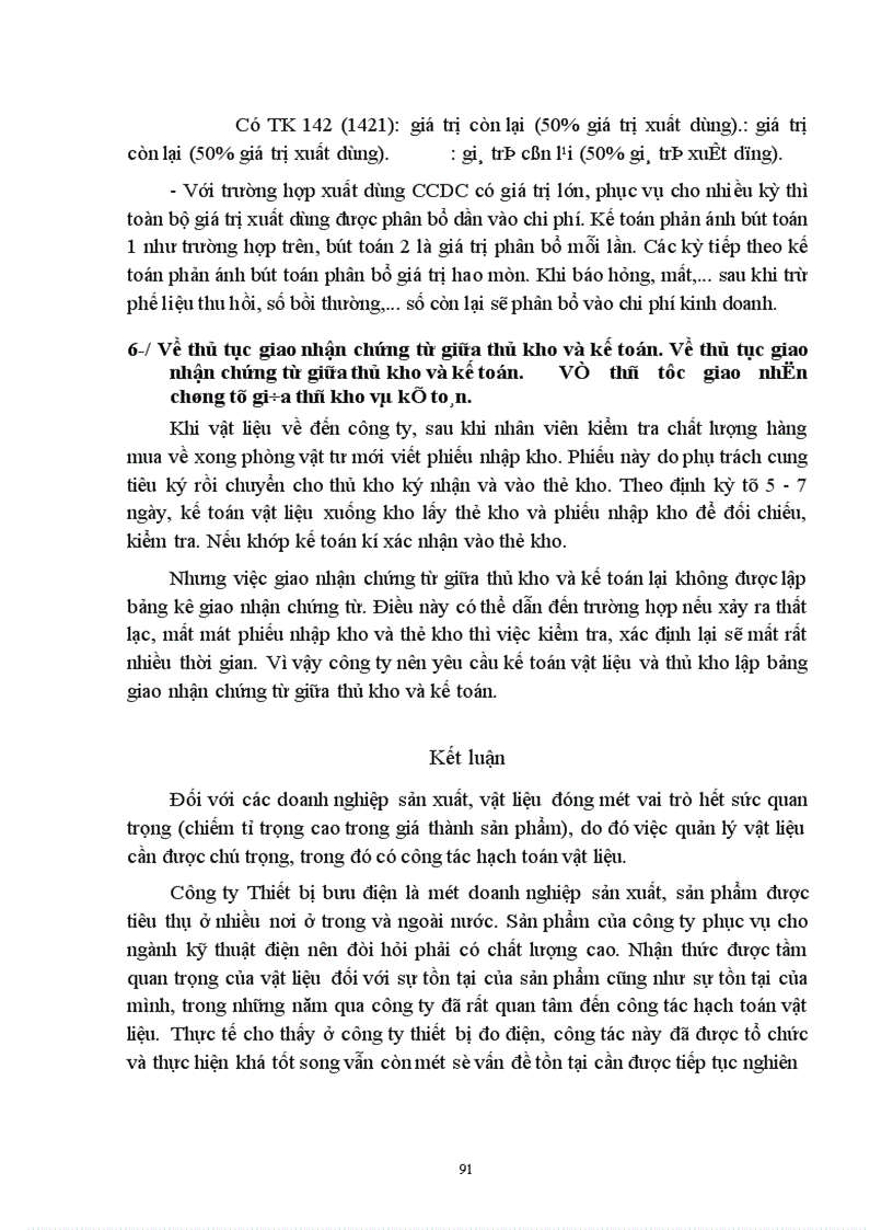 image for page Kế toán Vật liệu và Công cụ, dụng cụ ở Công ty Thiết bị đo điện