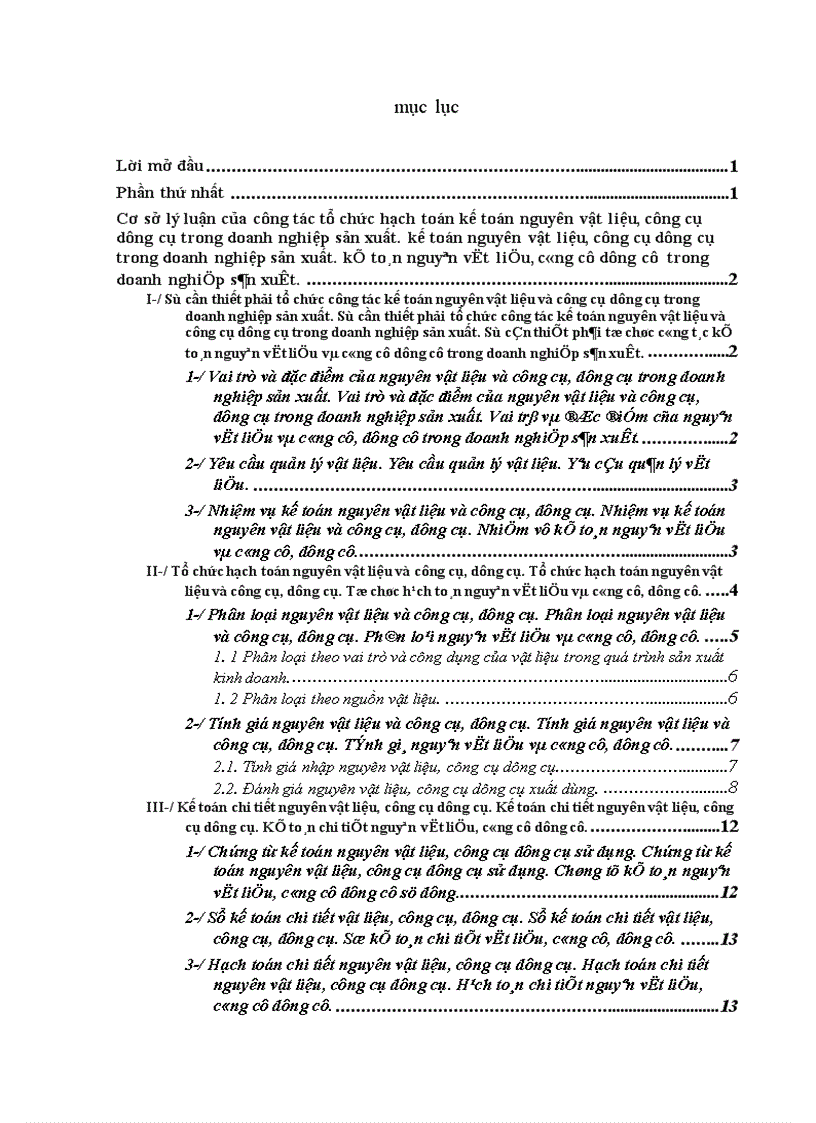 image for page Kế toán Vật liệu và Công cụ, dụng cụ ở Công ty Thiết bị đo điện