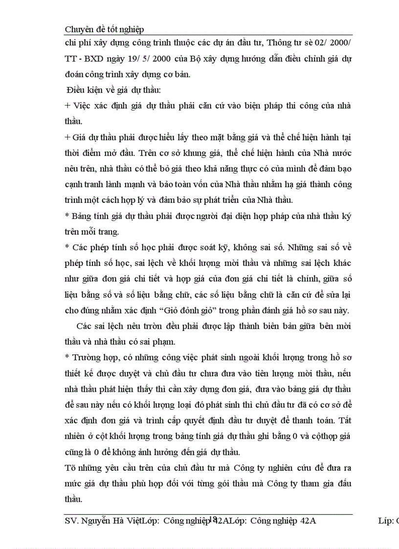 image for page Vấn đề lập giá dự thầu xây lắp tại Công ty xây dựng Thăng long