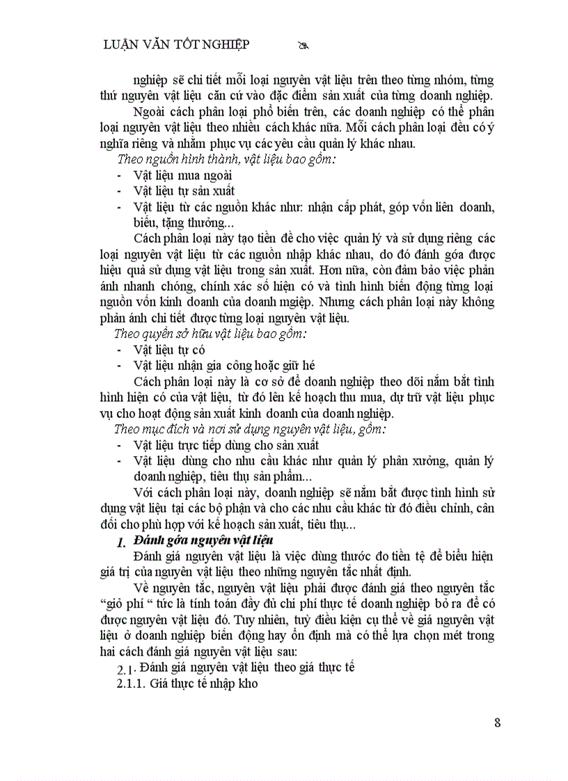 image for page Thực tế về công tác kế toán nguyên vật liệu Tại công ty bánh kẹo hải châu