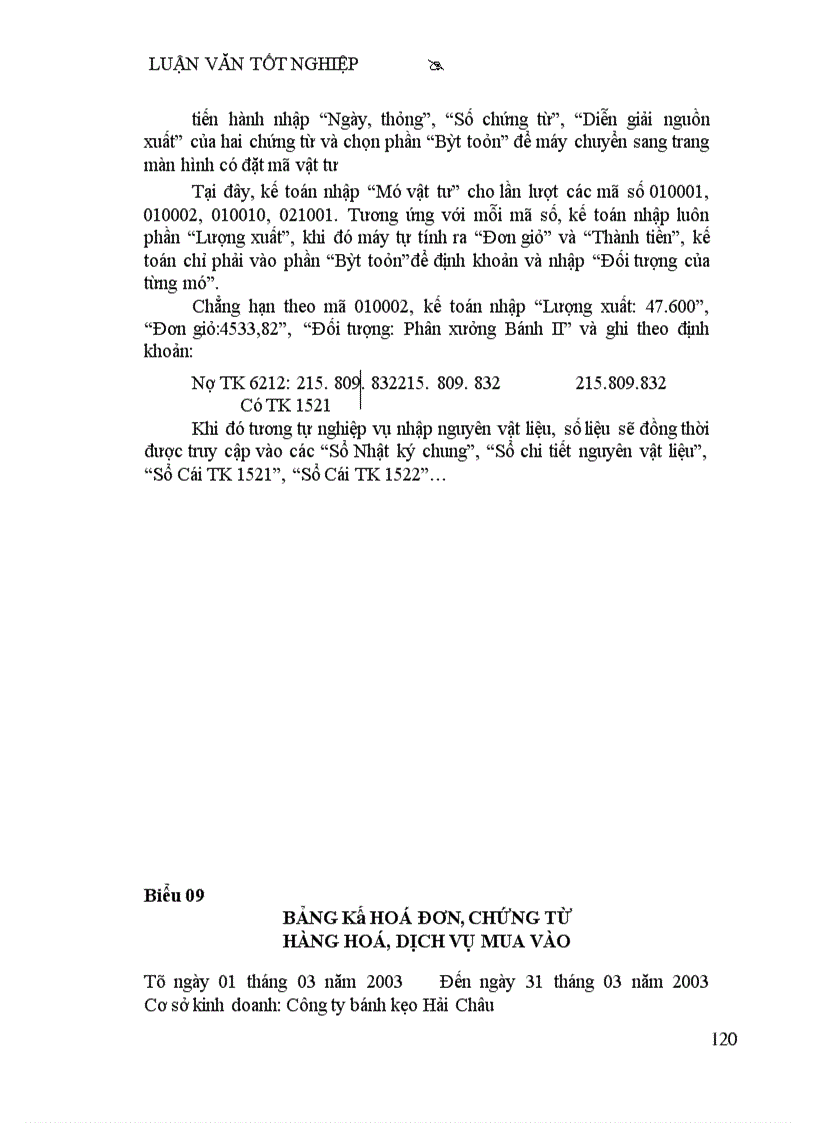 image for page Thực tế về công tác kế toán nguyên vật liệu Tại công ty bánh kẹo hải châu