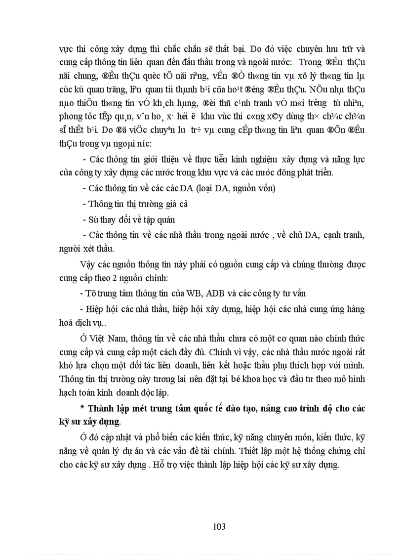 image for page Một số giải pháp nâng cao năng lực cạnh tranh trong đấu thầu quốc tế xây lắp tại công ty xây dựng số 9 - Tổng công ty xây dựng VINACONEX