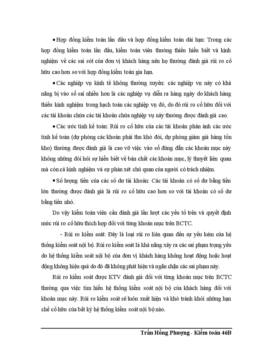 image for page Đánh giá trọng yếu và rủi ro kiểm toán trong giai đoạn lập kế hoạch kiểm toán BCTC