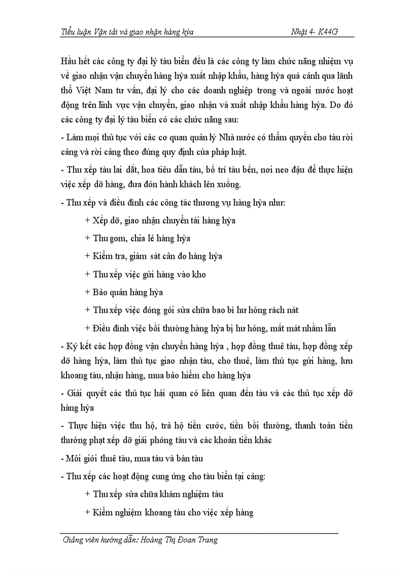 image for page Đại lý tàu biển và phát triển hoạt động đại lý tàu biển ở cảng Hải Phòng