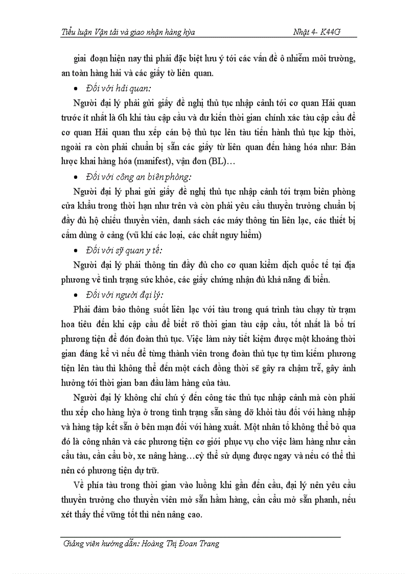 image for page Đại lý tàu biển và phát triển hoạt động đại lý tàu biển ở cảng Hải Phòng