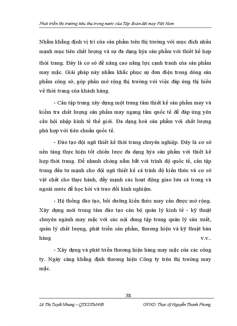 image for page Phát triển thị trường tiêu thụ trong nước của Tập đoàn dệt may Việt Nam