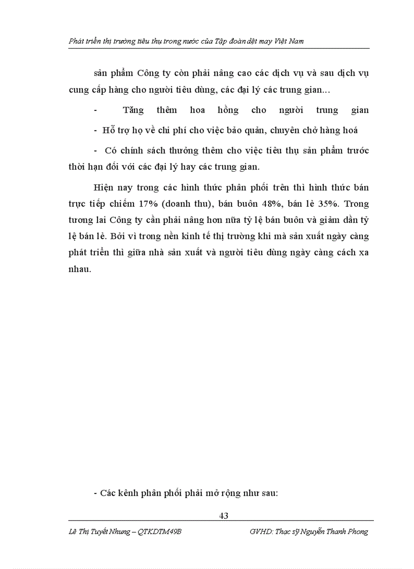 image for page Phát triển thị trường tiêu thụ trong nước của Tập đoàn dệt may Việt Nam