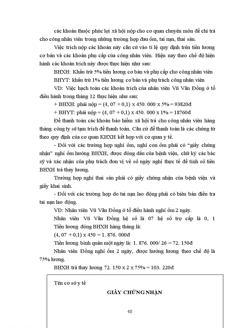 image for page Kế toán tiền lương và các khoản trích theo lương tại công ty