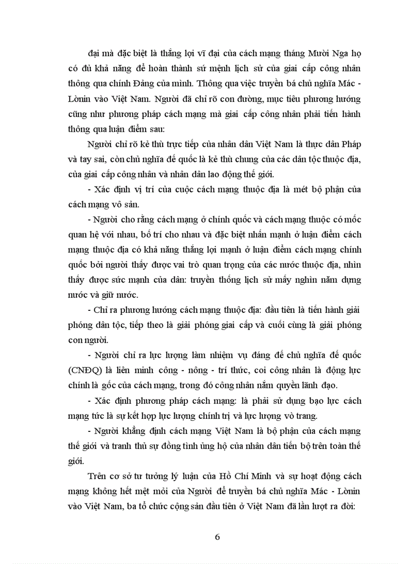 image for page Sự ra đời của Đảng cộng sản Việt Nam năm 1930 đã chấm dứt thời kỳ khủng hoảng về đường lối cứu nước