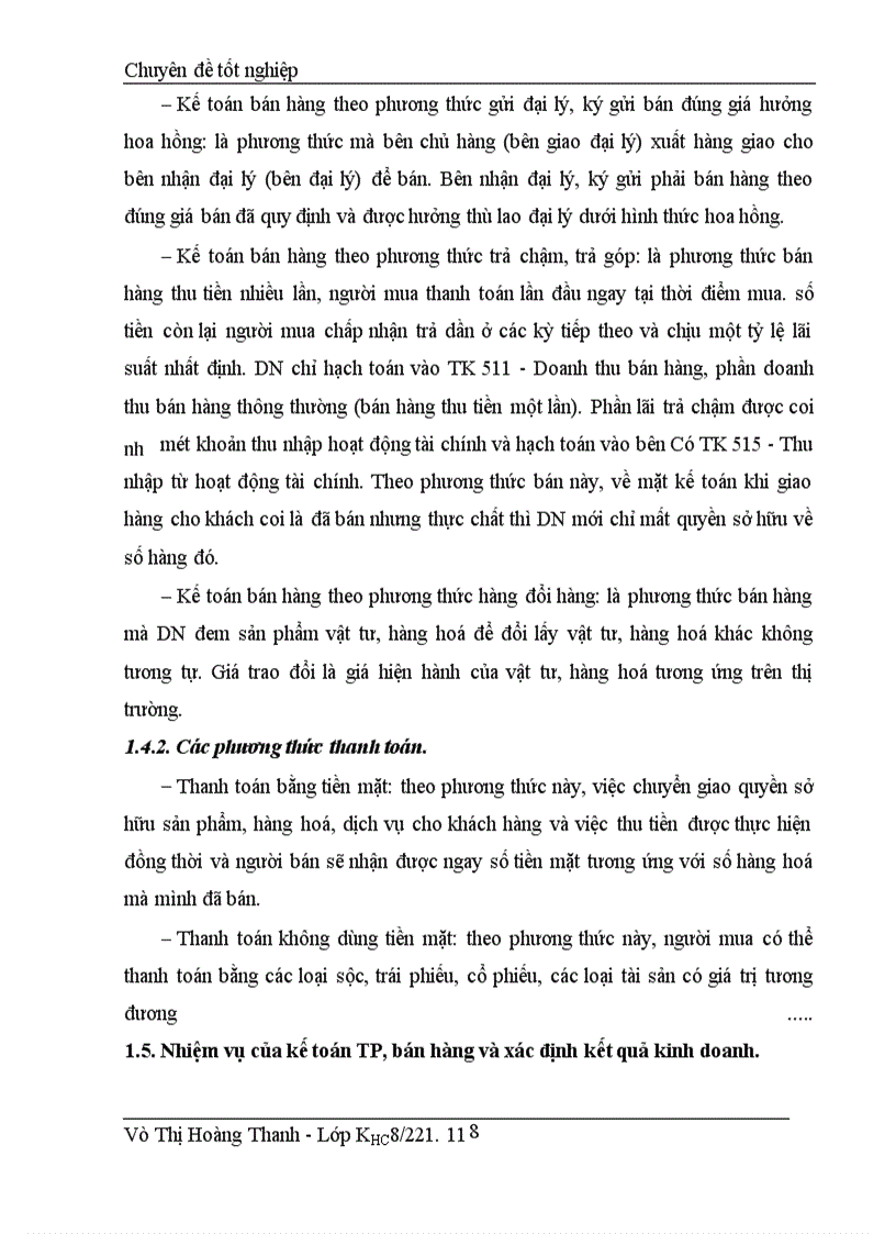 image for page Bán hàng và xác định kết quả kinh doanh cuả Công ty cổ phần thương mại đầu tư Long Biên