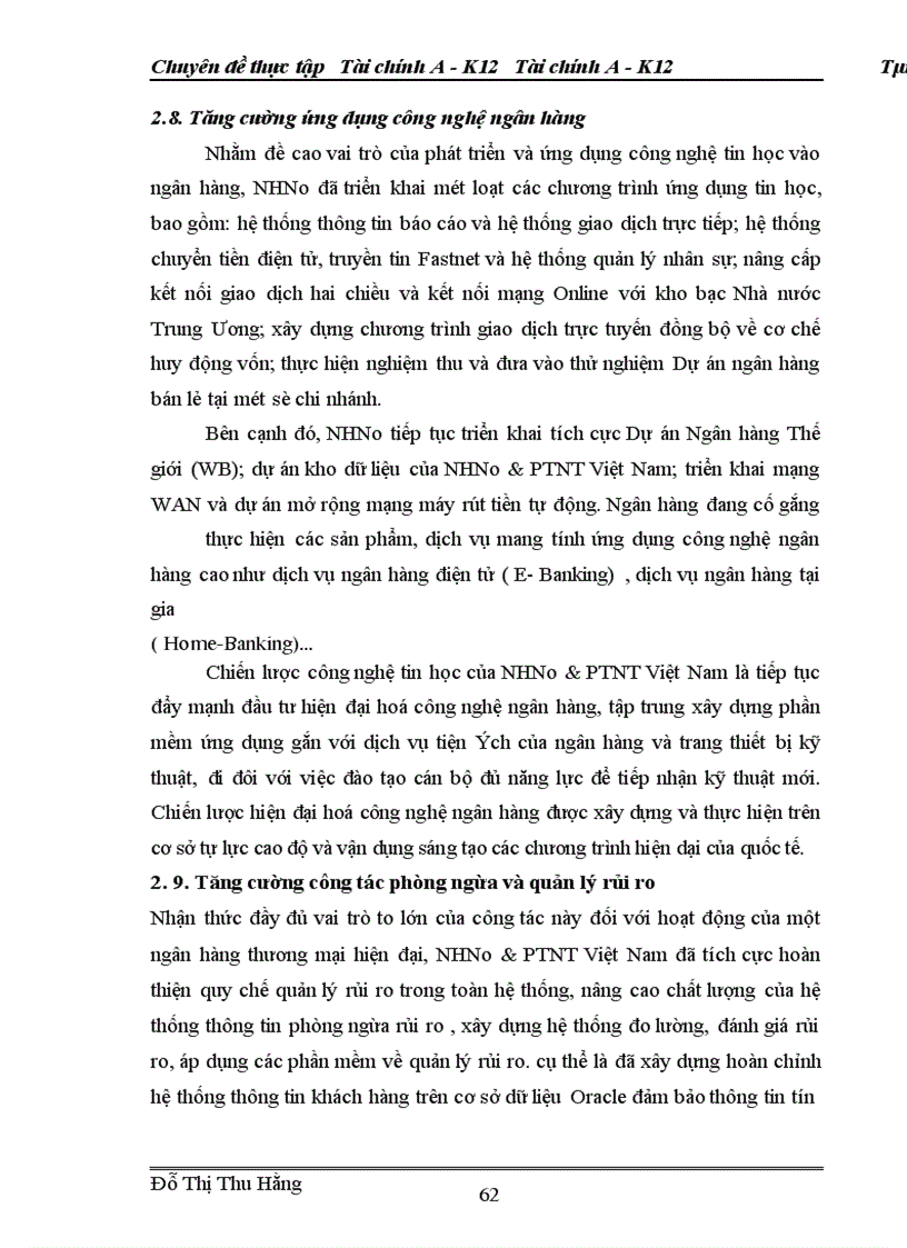 image for page Giải pháp nhằm hoàn thiện hoạt động thanh toán quốc tế tại NHNo & PTNT Việt Nam.