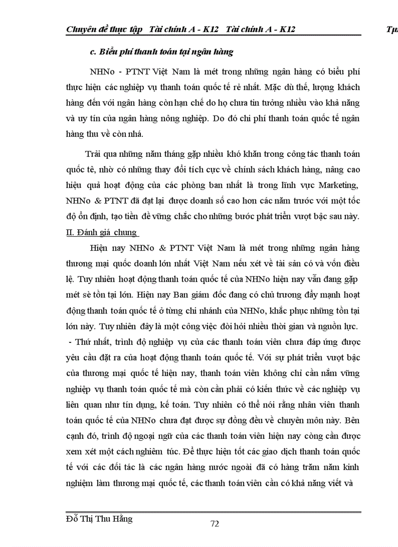 image for page Giải pháp nhằm hoàn thiện hoạt động thanh toán quốc tế tại NHNo & PTNT Việt Nam.