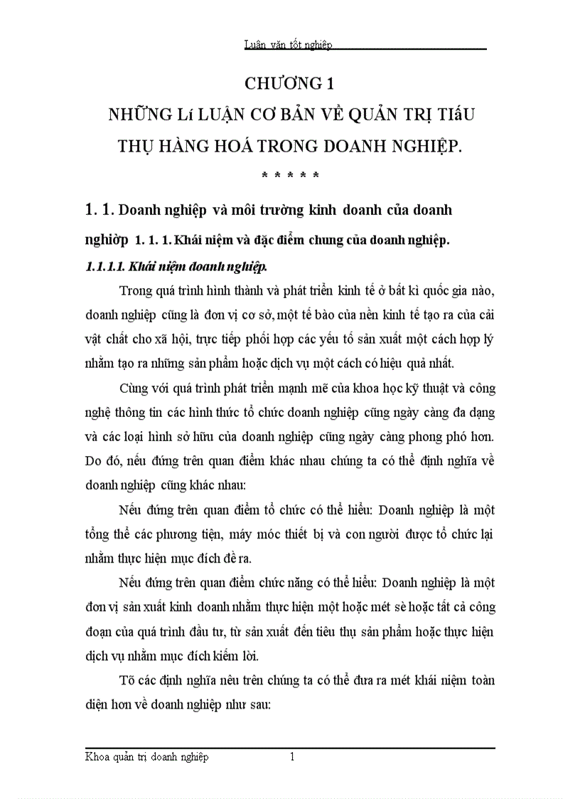 image for page Những lý luận cơ bản về quản trị tiêu thụ hàng hoá trong doanh nghiệp