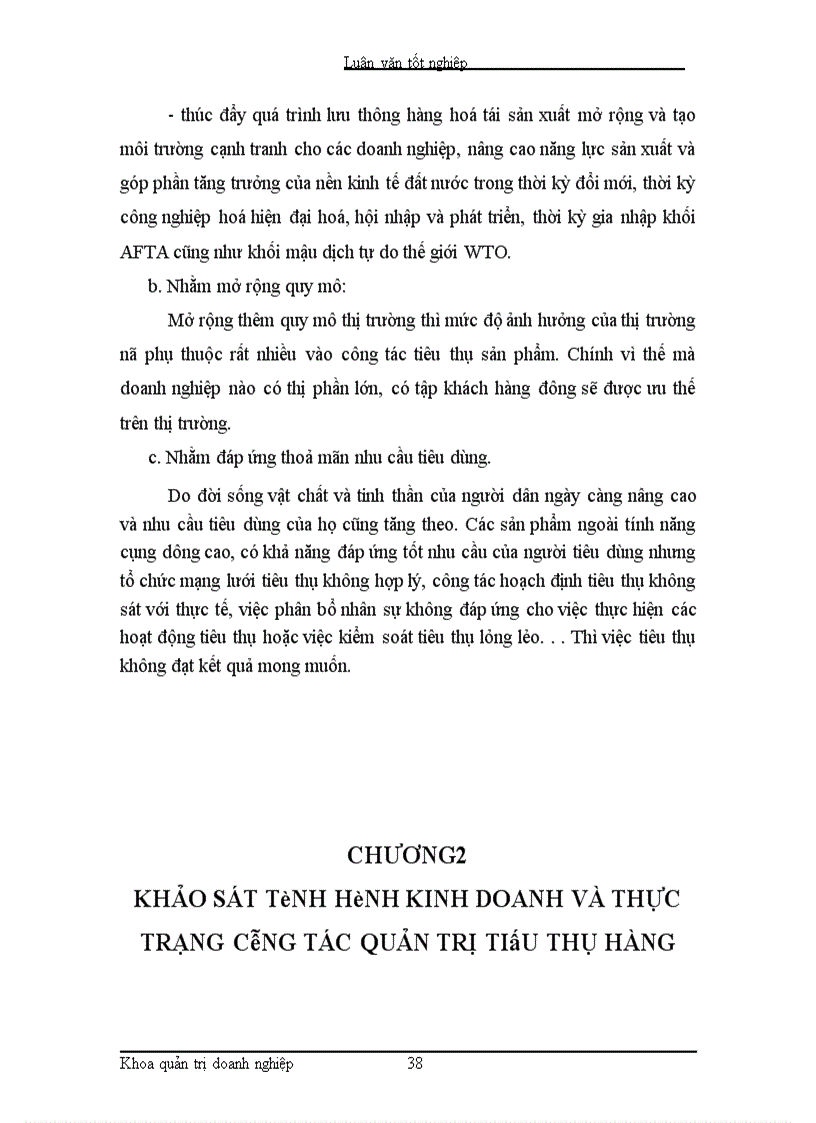 image for page Những lý luận cơ bản về quản trị tiêu thụ hàng hoá trong doanh nghiệp