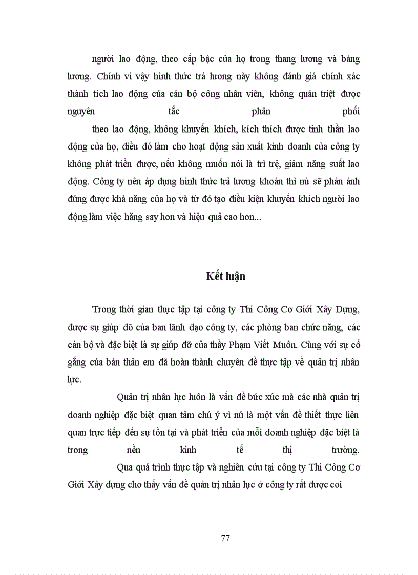 image for page Quản lý nhân lực ở Công ty thi công cơ giới xây dựng