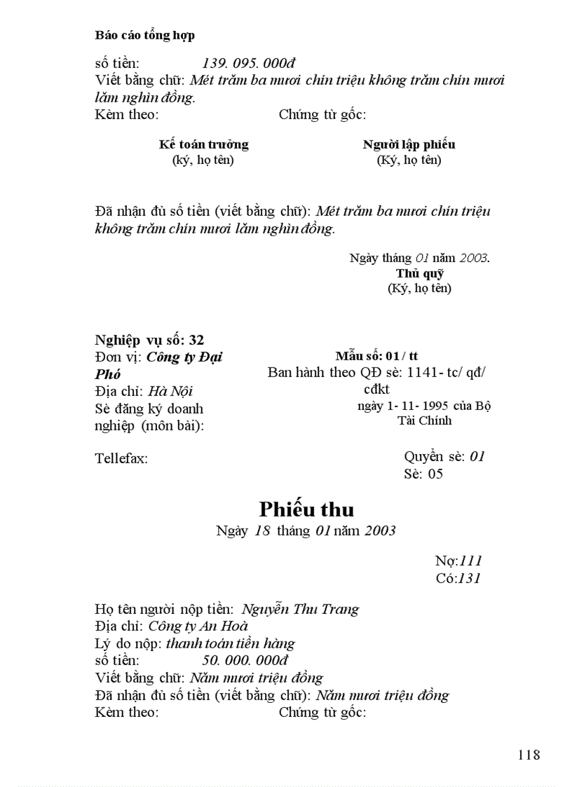 image for page Báo cáo thực tập tại Công ty Đại Phú