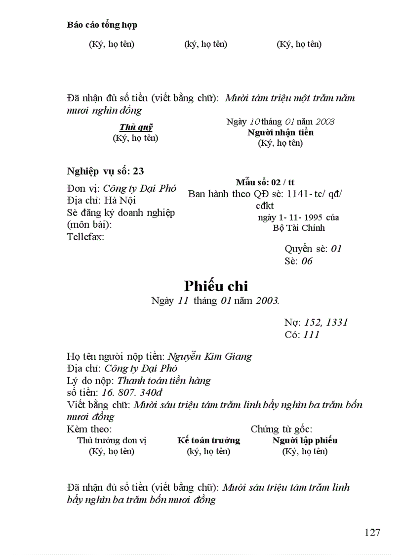 image for page Báo cáo thực tập tại Công ty Đại Phú