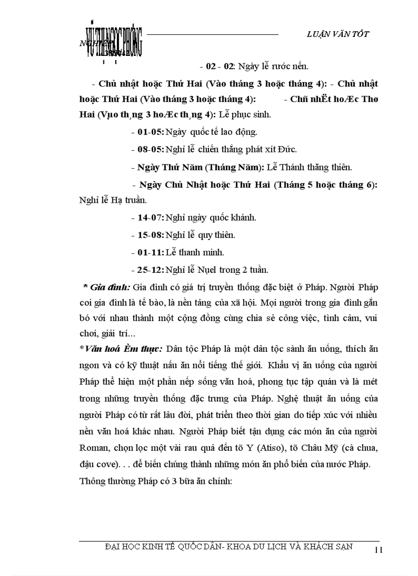 image for page Các giải pháp nhằm duy trì và mở rộng thị trường khách du lịch là người Pháp của Công ty du lịch Việt Nam tại Hà Nội