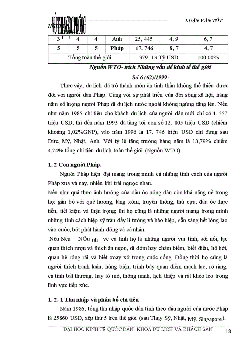 image for page Các giải pháp nhằm duy trì và mở rộng thị trường khách du lịch là người Pháp của Công ty du lịch Việt Nam tại Hà Nội