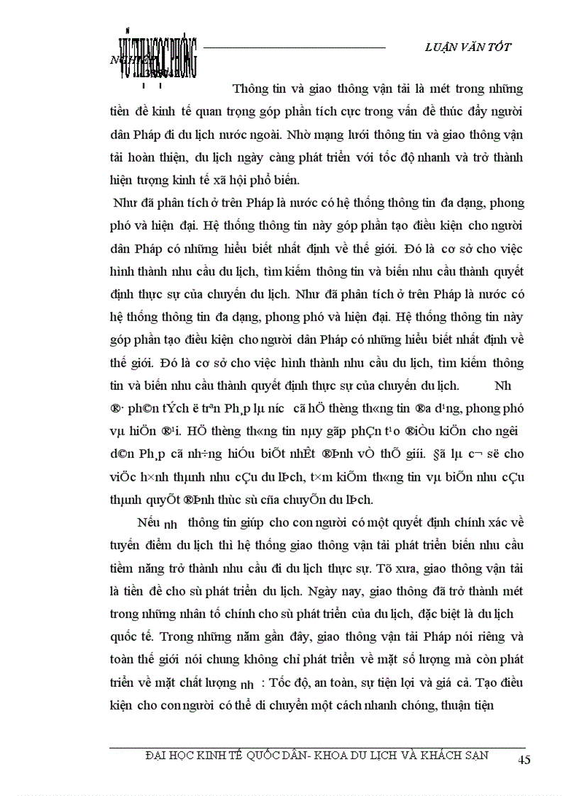 image for page Các giải pháp nhằm duy trì và mở rộng thị trường khách du lịch là người Pháp của Công ty du lịch Việt Nam tại Hà Nội