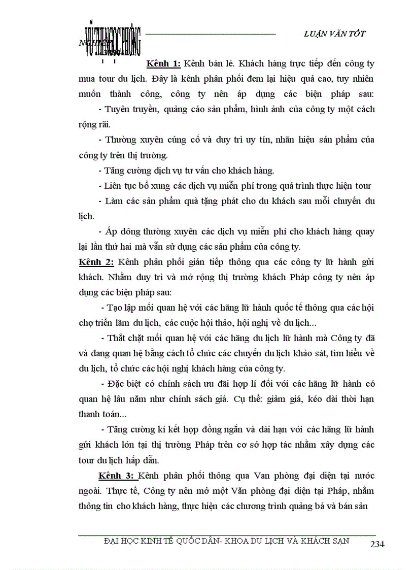 image for page Các giải pháp nhằm duy trì và mở rộng thị trường khách du lịch là người Pháp của Công ty du lịch Việt Nam tại Hà Nội