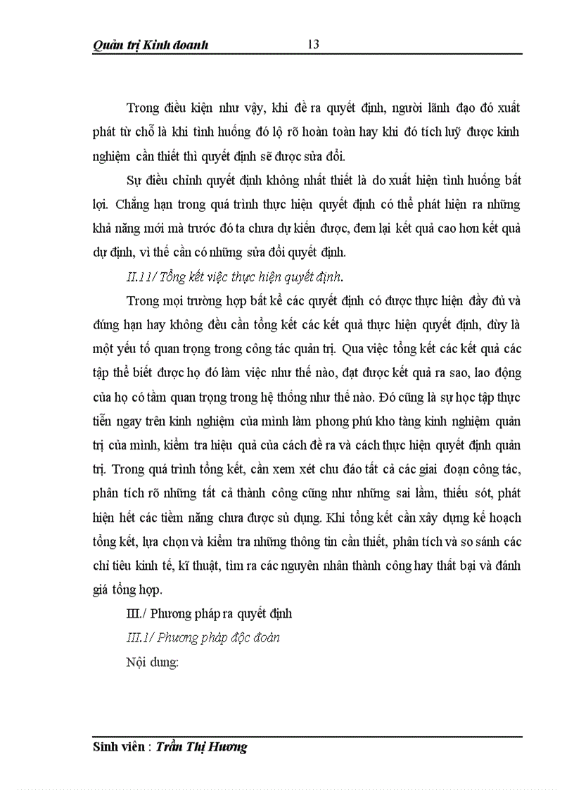 image for page Kỹ năng ra quyết định trong doanh nghiệp