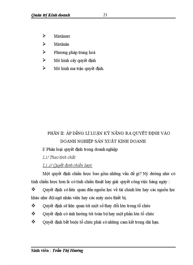 image for page Kỹ năng ra quyết định trong doanh nghiệp