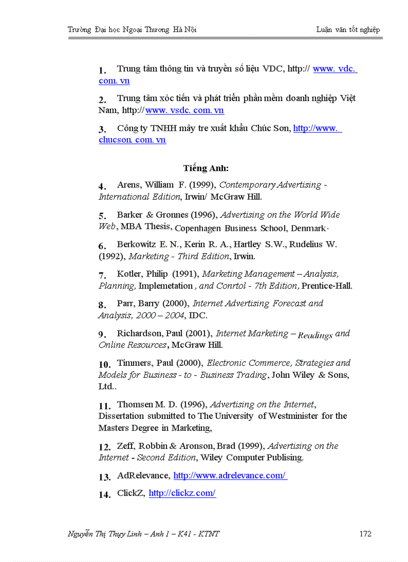 image for page Ưng dụng TMĐT trong hoạt động xúc tiến xuất khẩu tại công ty TNHH mây tre xuất Chúc Sơn