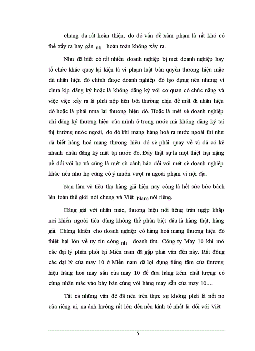 image for page Thương hiệu cho sản phẩm áo sơ mi may sẵn của Công ty May 10 xuất khẩu sang thị trường