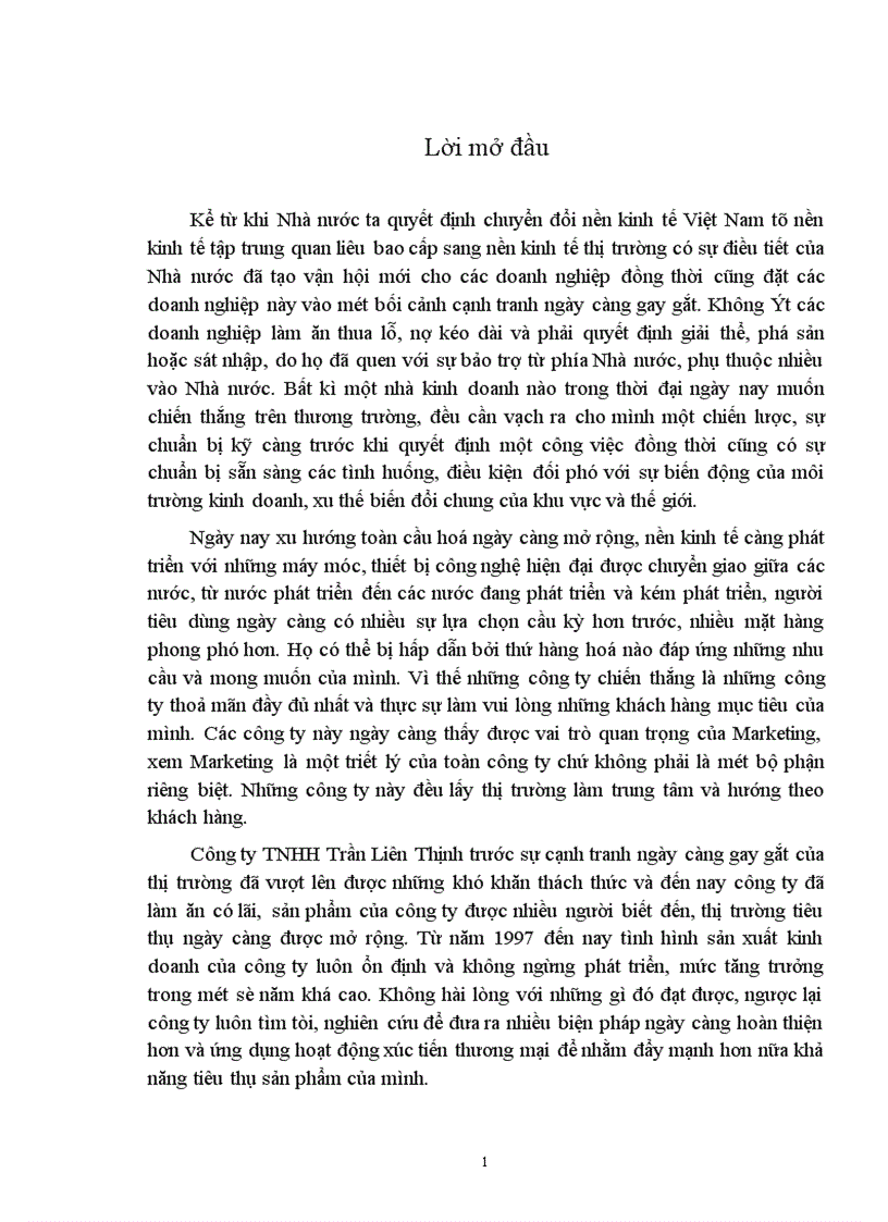 image for page Hoàn thiện công nghệ Marketing xúc tiến thương mại hỗn hợp của công ty TNHH Trần Liên Thịnh