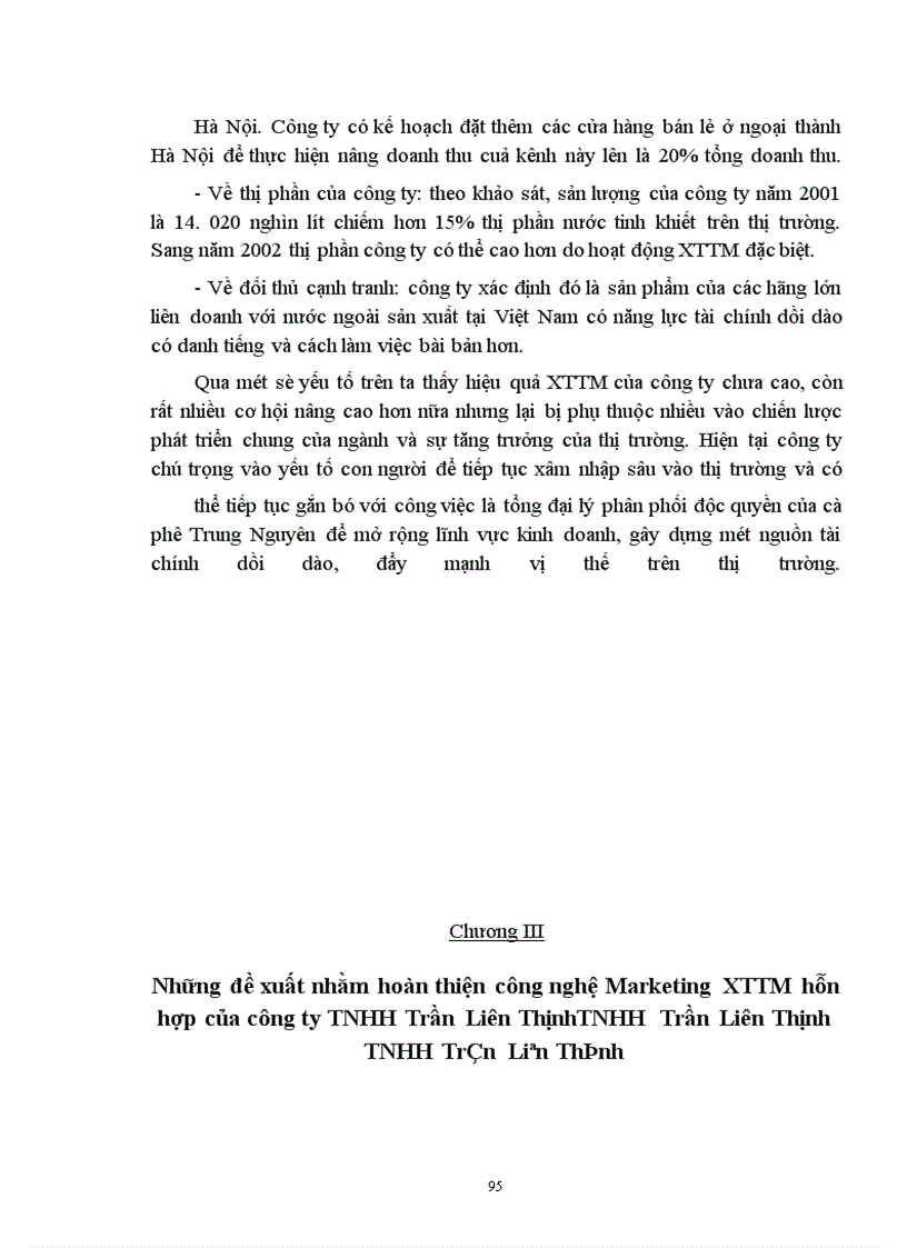 image for page Hoàn thiện công nghệ Marketing xúc tiến thương mại hỗn hợp của công ty TNHH Trần Liên Thịnh