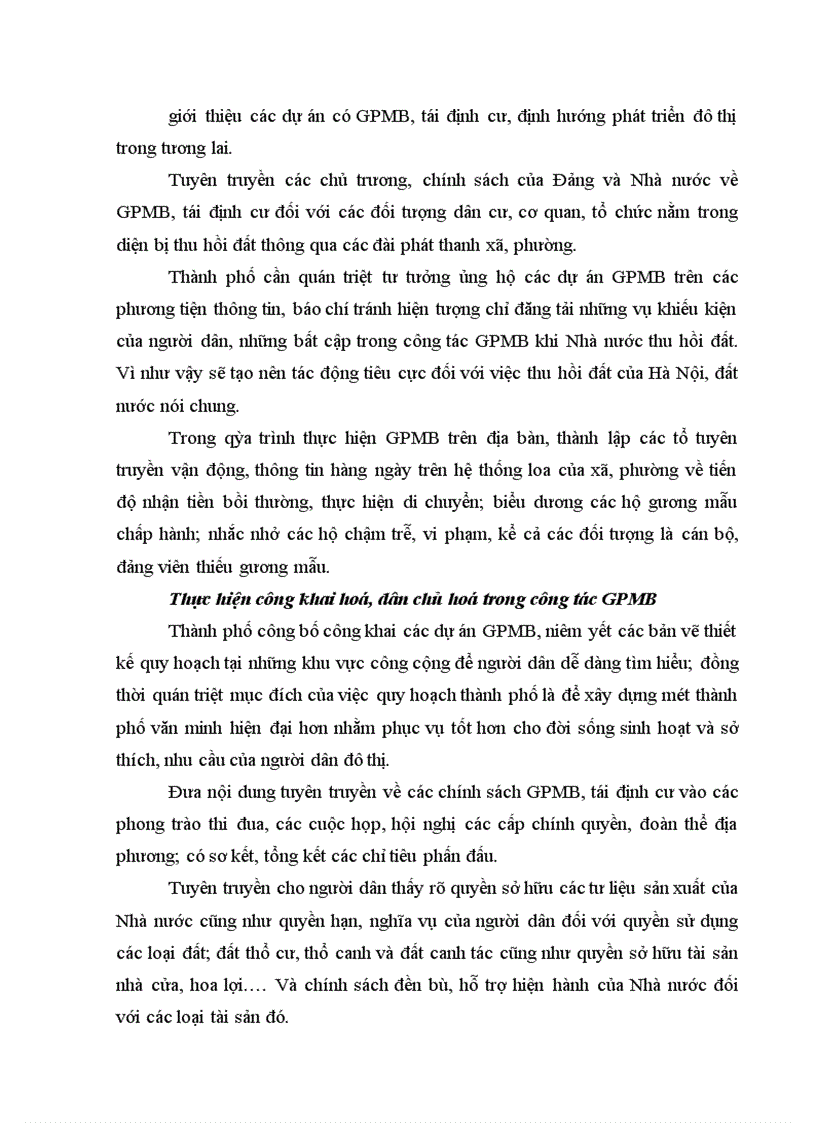 image for page Một số giải pháp chủ yếu nhằm đẩy nhanh công tác giải phóng mặt bằng trong thực hiện các dự án đầu tư trên địa bàn Thành phố Hà Nội