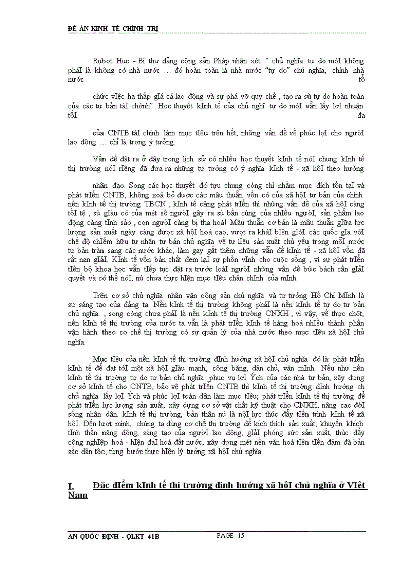 image for page Phân tích giải pháp phát triển kinh tế thị trường định hướng xã hội chủ nghĩa việt nam Giáo viên hướng dẫn