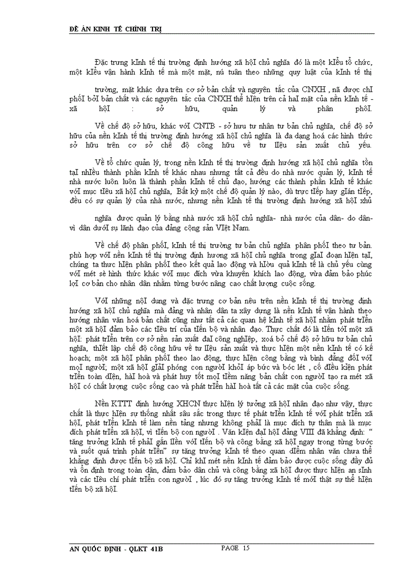 image for page Phân tích giải pháp phát triển kinh tế thị trường định hướng xã hội chủ nghĩa việt nam Giáo viên hướng dẫn