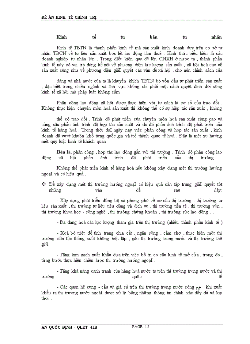 image for page Phân tích giải pháp phát triển kinh tế thị trường định hướng xã hội chủ nghĩa việt nam Giáo viên hướng dẫn