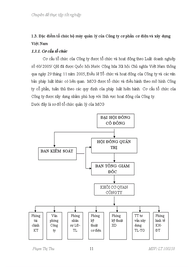 image for page Tổng quan về đặc điểm kinh tế - kĩ thuật và tổ chức bộ máy quản lí hoạt động sản xuất kinh doanh của công ty cổ phần cơ điện và xây dựng việt nam