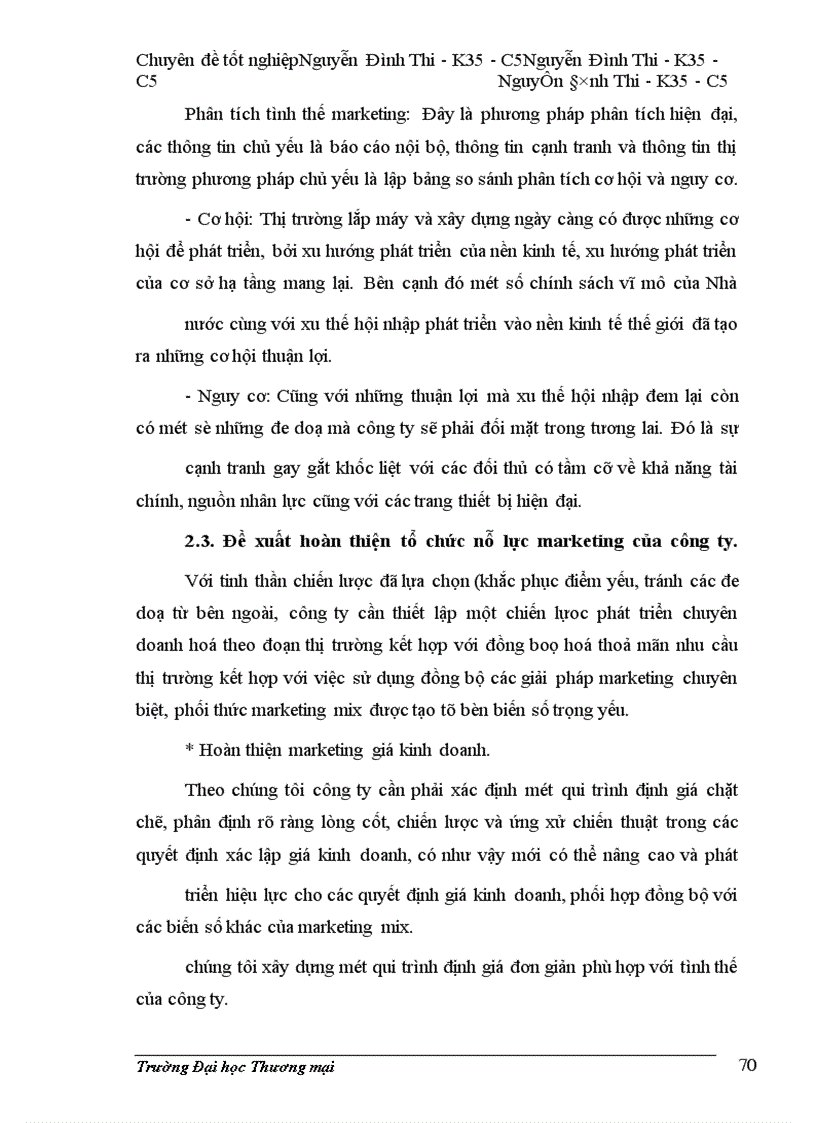 image for page Hoàn thiện tổ chức hoạt động marketing của Công ty lắp máy và xây dựng số 10