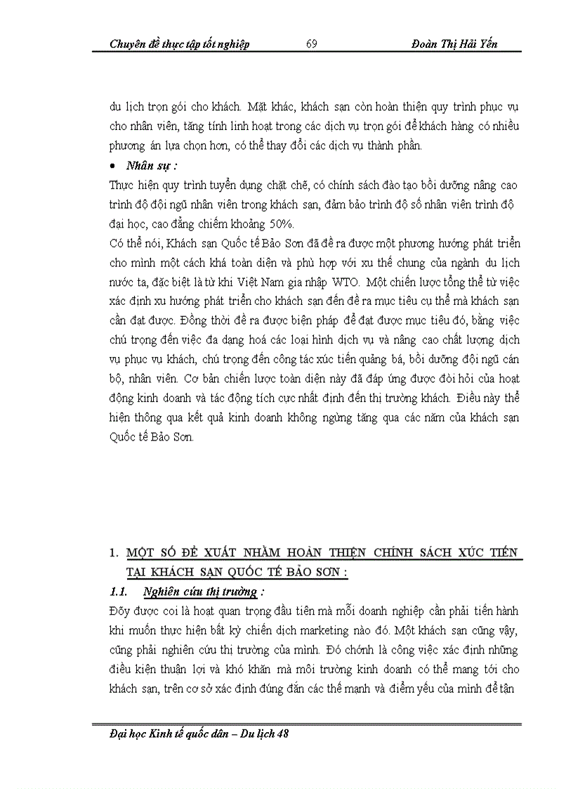 image for page Hoàn thiện chính sách xúc tiến nhằm phát triển thương hiệu khách sạn quốc tế Bảo Sơn
