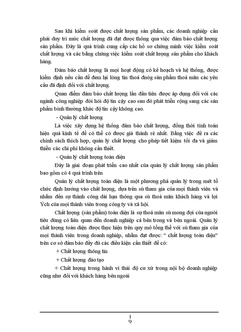image for page Biện pháp nâng cao chất lượng sản phẩm ở Nhà máy bia Đông Nam á